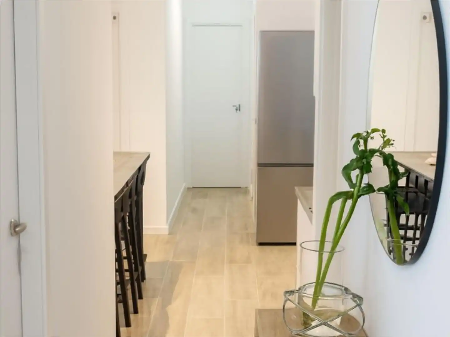 Room in Calle la Dolorosa, 8, Los Ángeles Flat for share in Madrid with Air Conditioner, Heating and Furnished