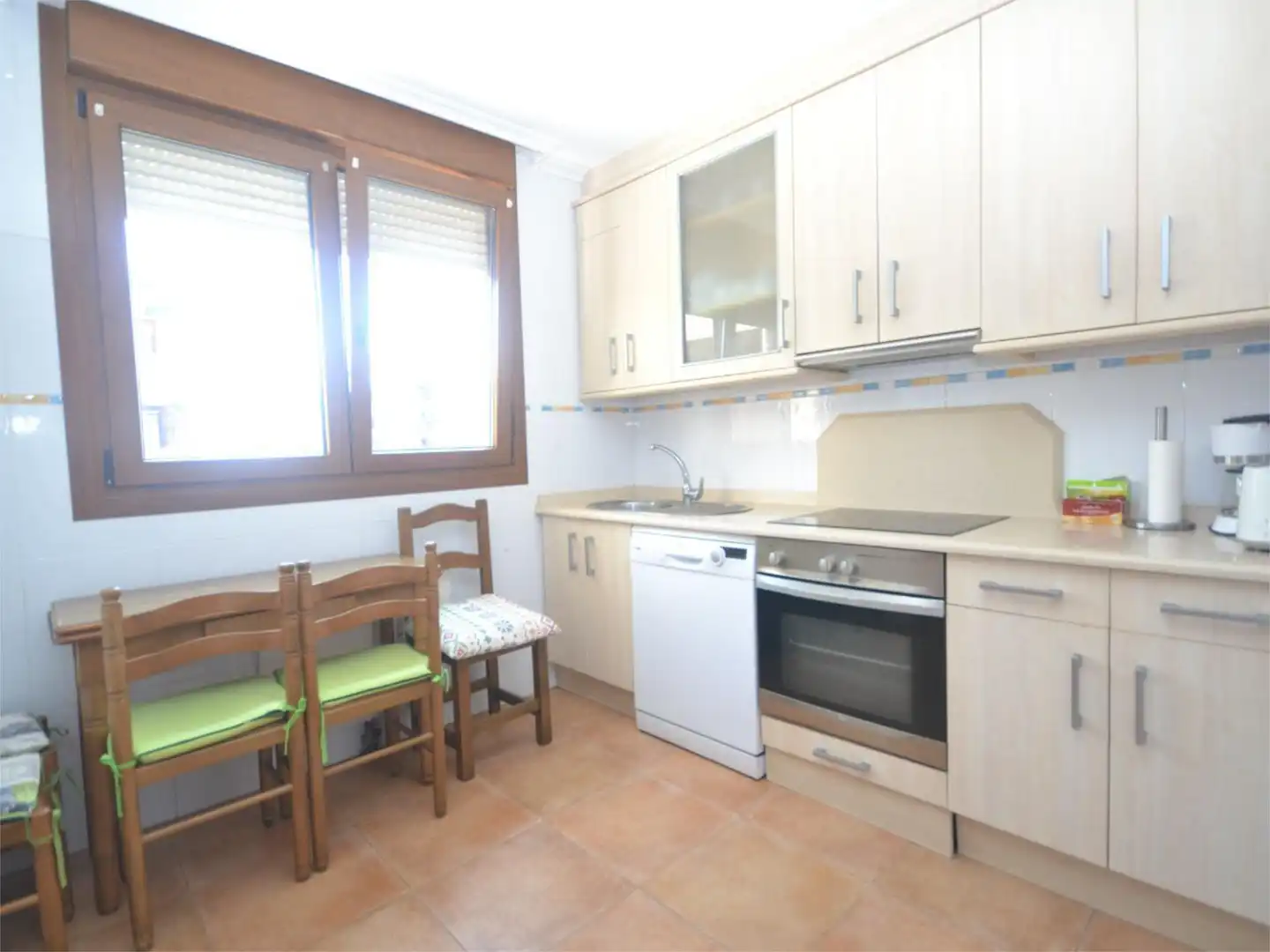 Kitchen of Flat for rent in Santander  with Heating, Private garden and Parquet flooring