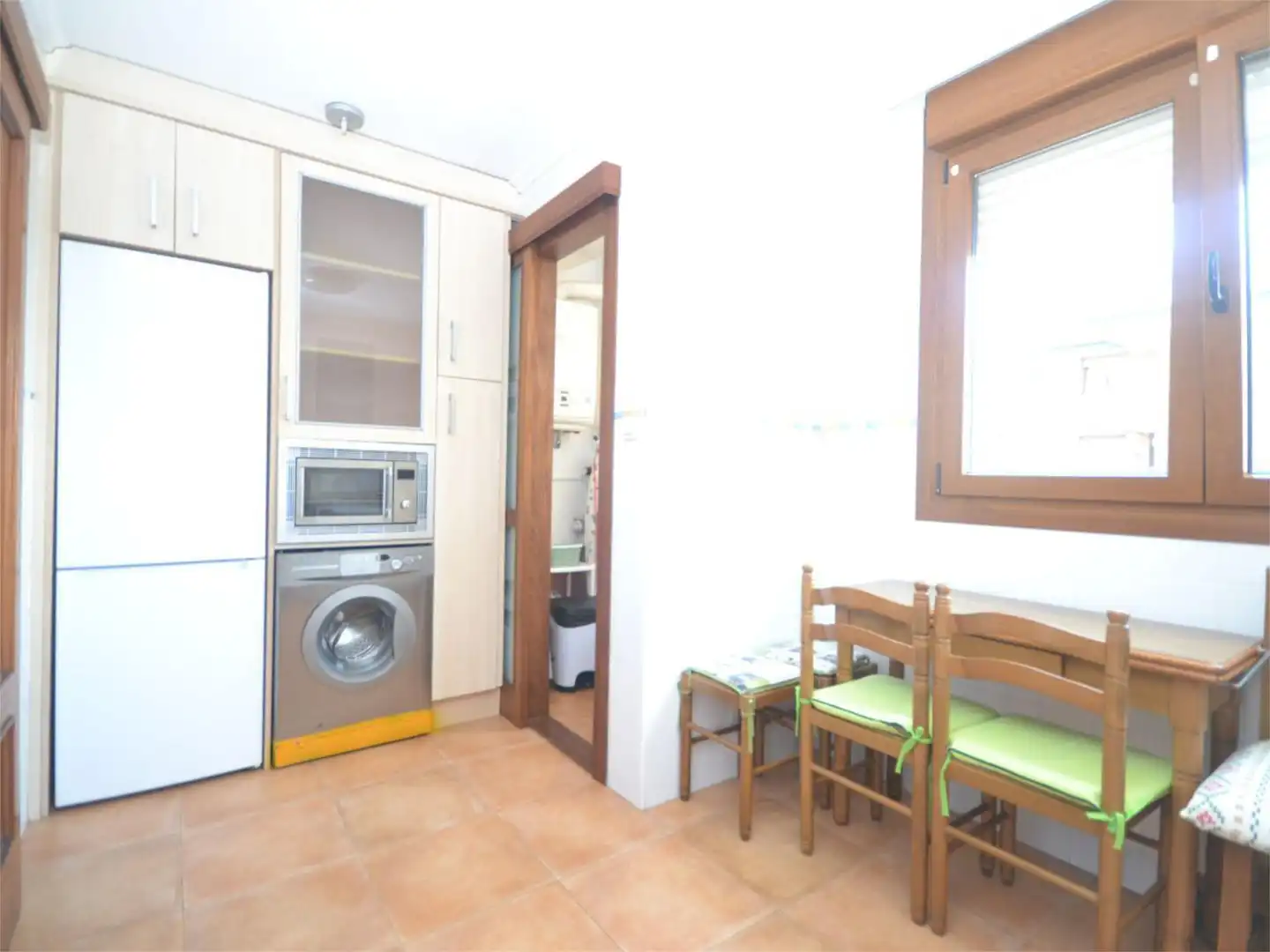 Kitchen of Flat for rent in Santander  with Heating, Private garden and Parquet flooring