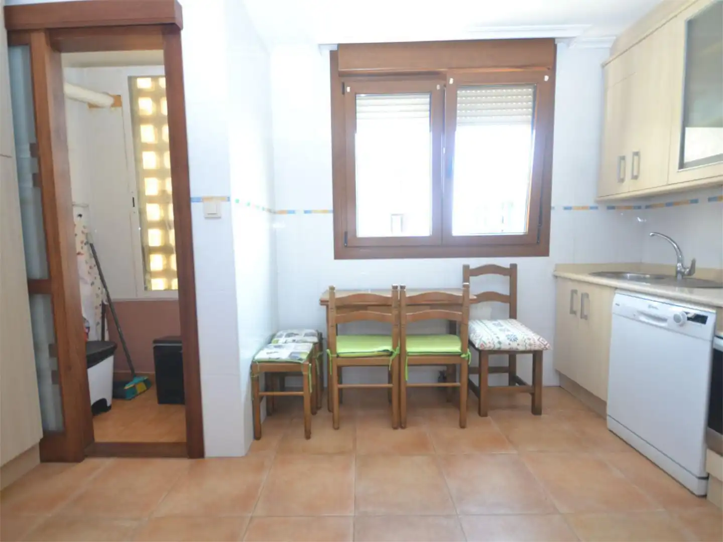 Kitchen of Flat for rent in Santander  with Heating, Private garden and Parquet flooring