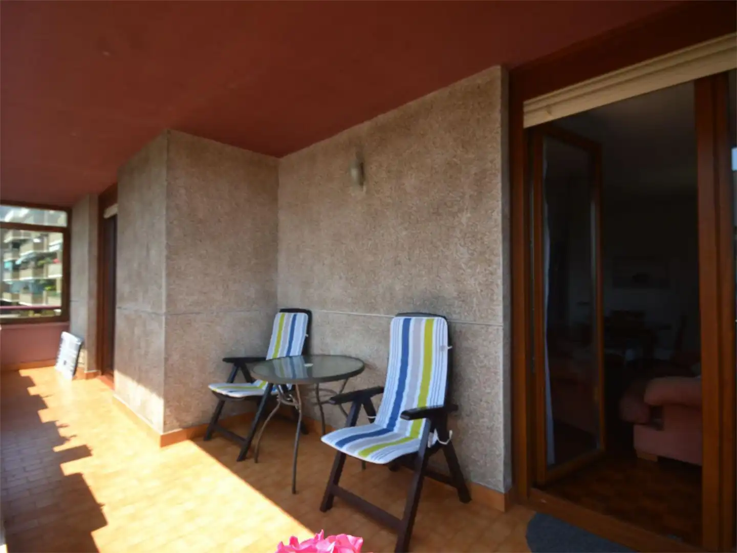 Balcony of Flat for rent in Santander  with Heating, Private garden and Parquet flooring