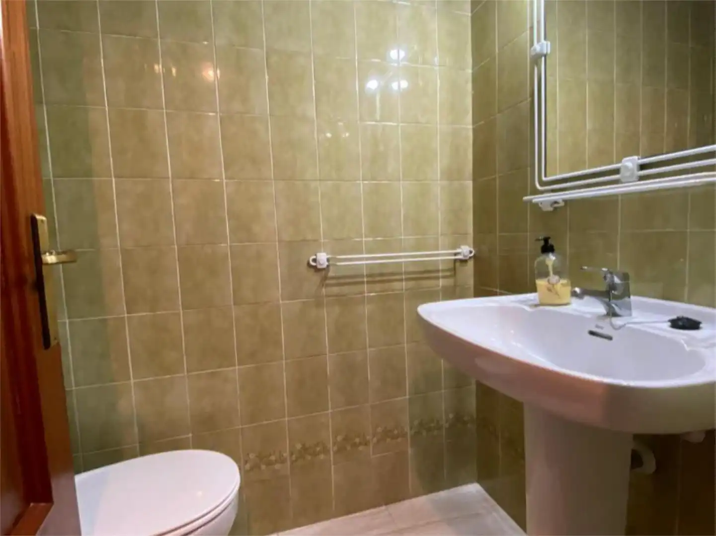 Bathroom of Flat for rent in Santander  with Heating, Private garden and Parquet flooring