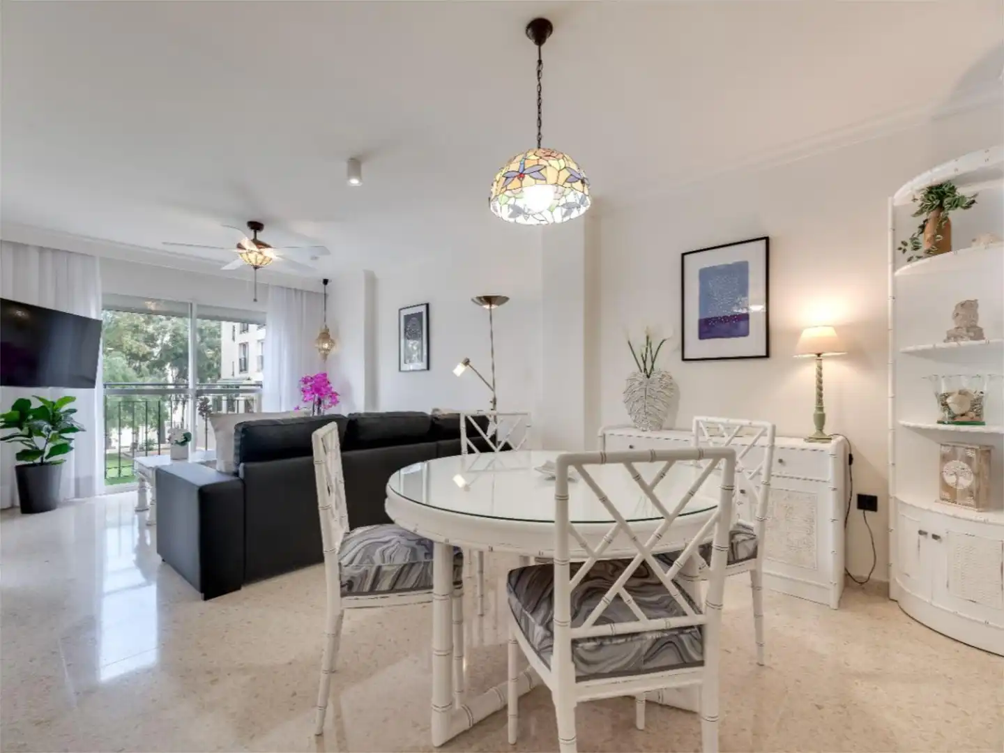 Wohnung zur Miete in Calle Loma del Paraiso, 17, Los Álamos Esszimmer von Wohnung zur Miete in Torremolinos mit Klimaanlage, Heizung und Terrasse