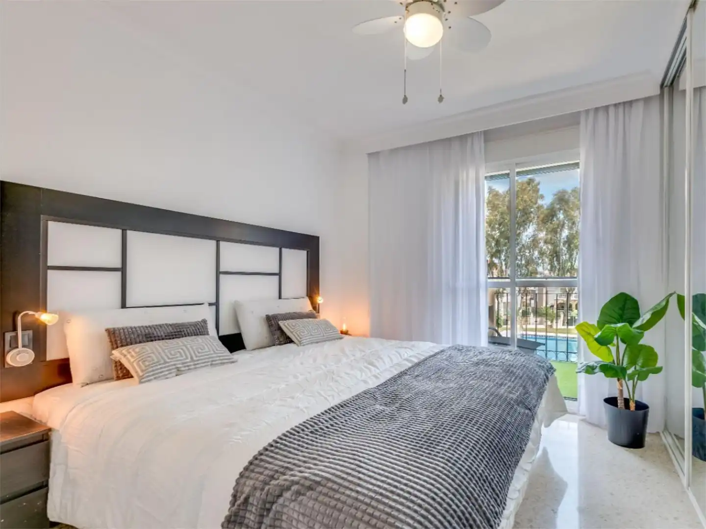Wohnung zur Miete in Calle Loma del Paraiso, 17, Los Álamos Schlafzimmer von Wohnung zur Miete in Torremolinos mit Klimaanlage, Heizung und Terrasse