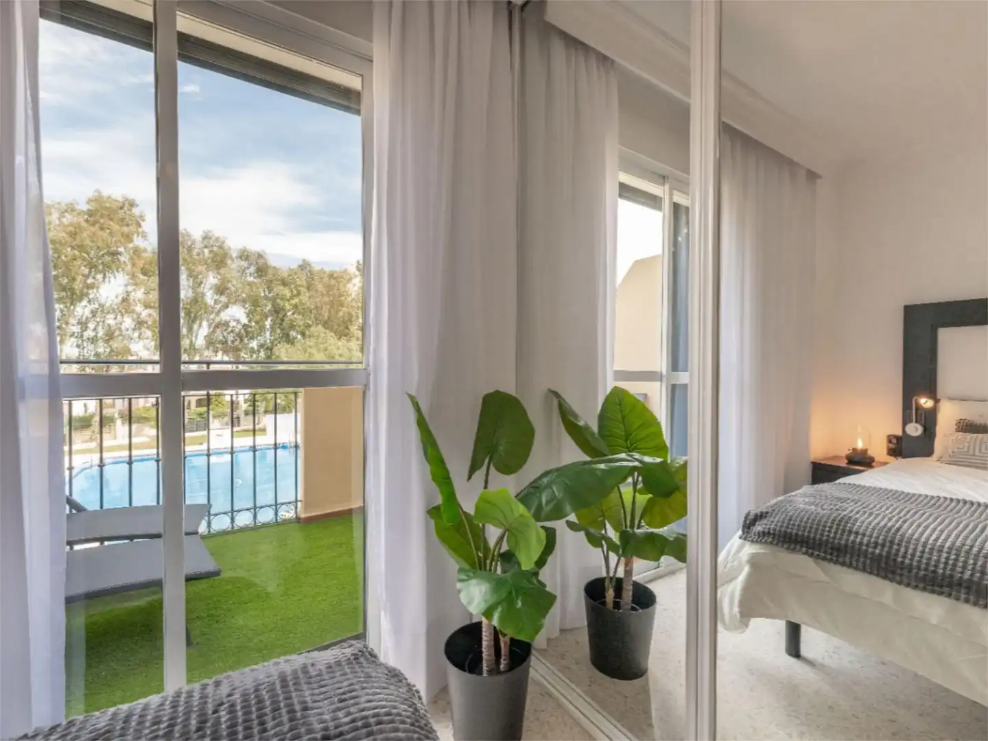 Wohnung zur Miete in Calle Loma del Paraiso, 17, Los Álamos Schlafzimmer von Wohnung zur Miete in Torremolinos mit Klimaanlage, Heizung und Terrasse