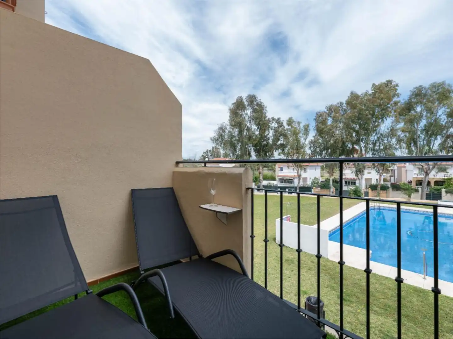 Wohnung zur Miete in Calle Loma del Paraiso, 17, Los Álamos Garten von Wohnung zur Miete in Torremolinos mit Klimaanlage, Heizung und Terrasse