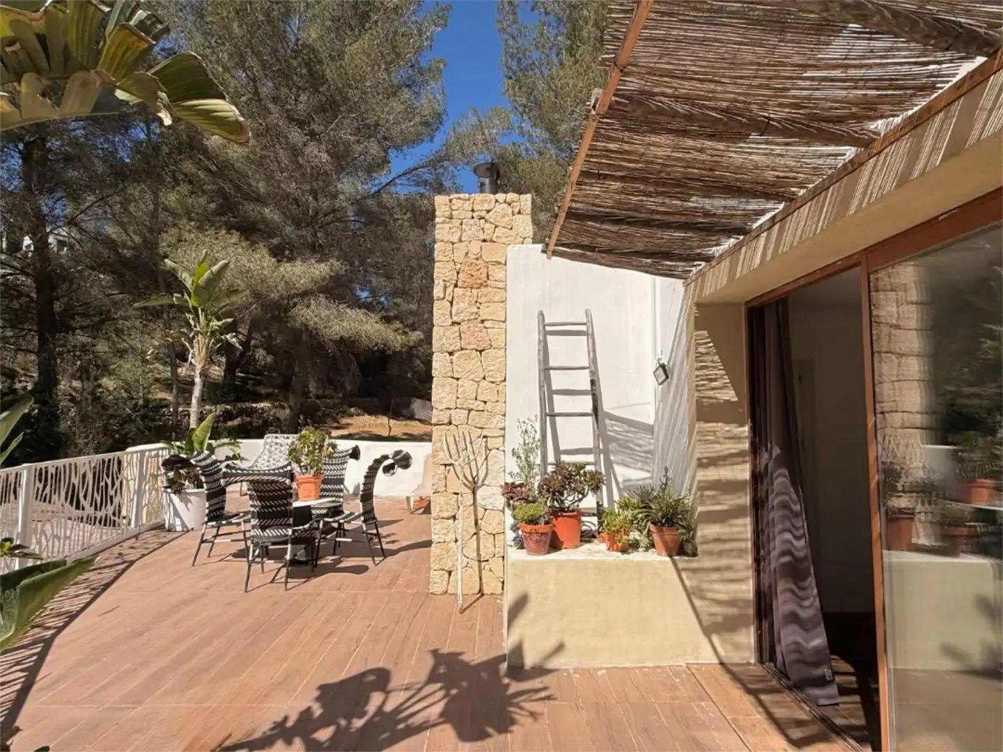 Terrassa de Casa o xalet en venda en Santa Eulària des Riu amb Aire condicionat, Terrassa i Balcó