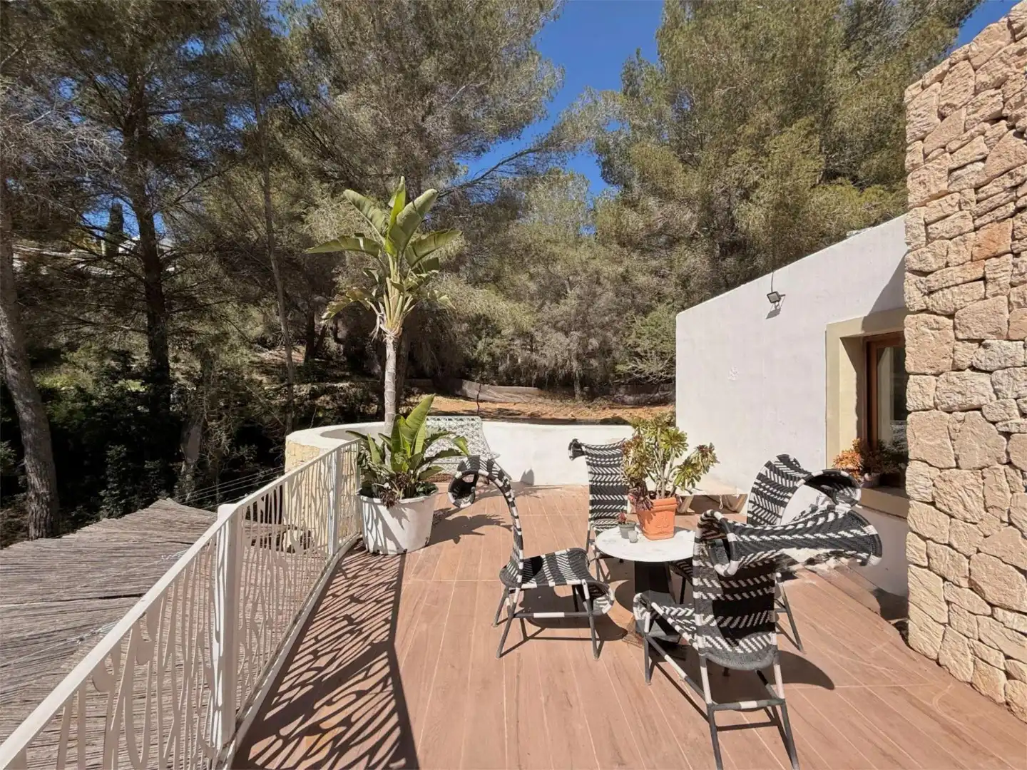 Terrassa de Casa o xalet en venda en Santa Eulària des Riu amb Aire condicionat, Terrassa i Balcó