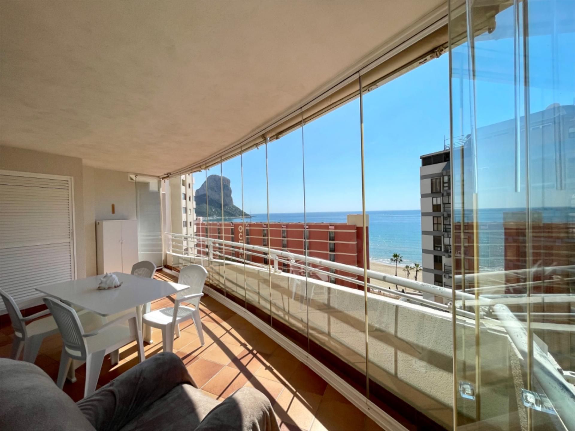 Bedroom of Flat for sale in Calpe / Calp  with Air Conditioner, Terrace and Swimming Pool