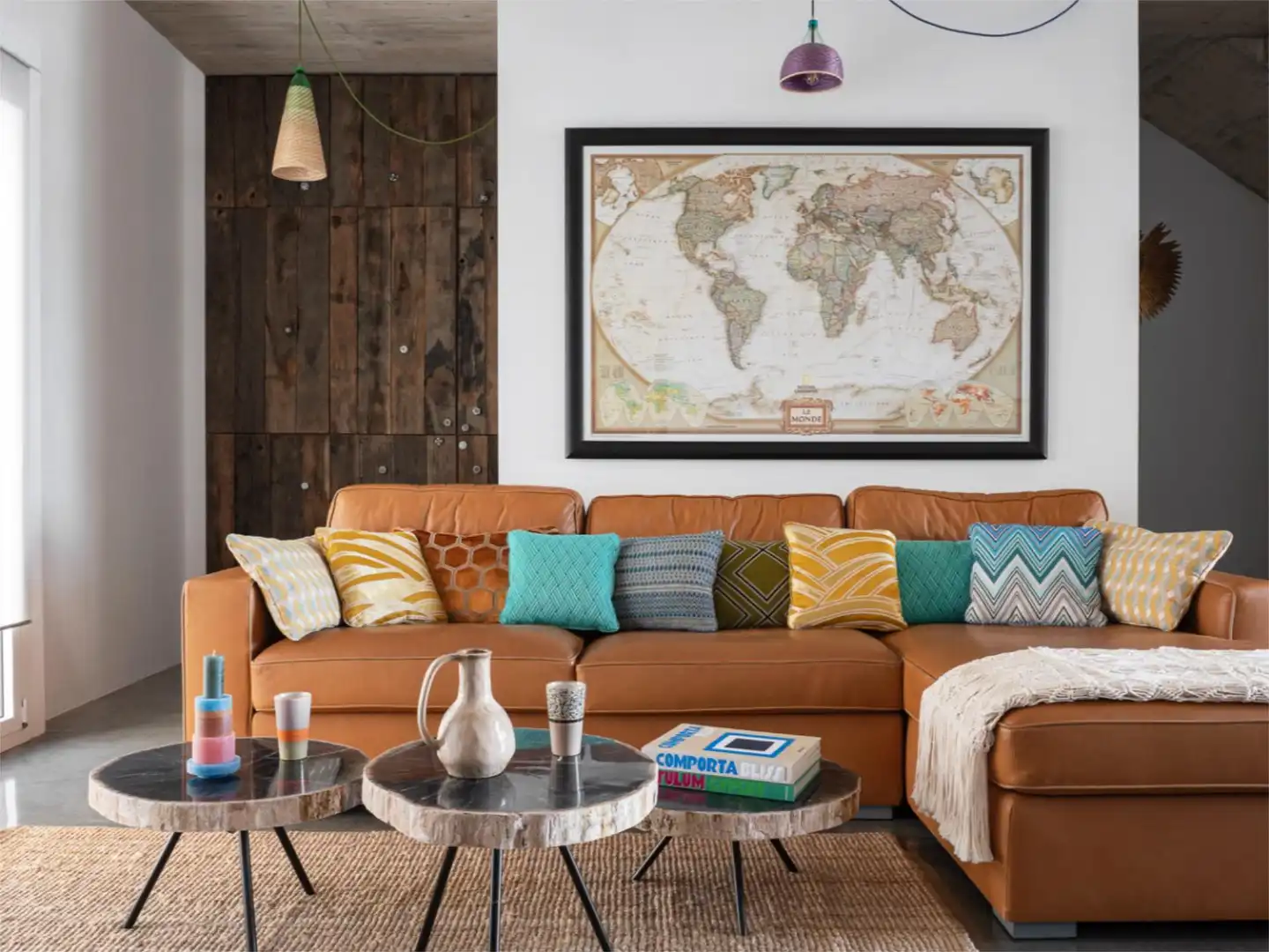 Wohnung zur Miete in Carrer d'Alexandre de Torrelles, 28, Can Baró Wohnzimmer von Wohnung zur Miete in Barcelona mit Klimaanlage, Heizung und Terrasse