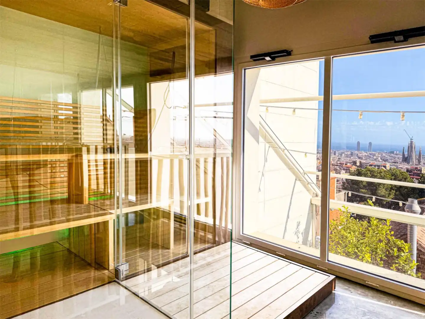 Wohnung zur Miete in Carrer d'Alexandre de Torrelles, 28, Can Baró Schlafzimmer von Wohnung zur Miete in Barcelona mit Klimaanlage, Heizung und Terrasse