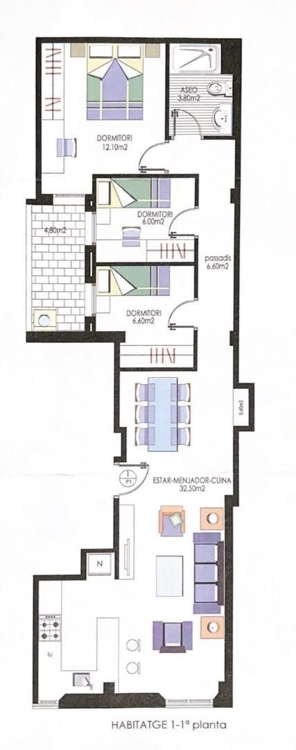 Flat for sale in Guissona  with Heating and Parquet flooring