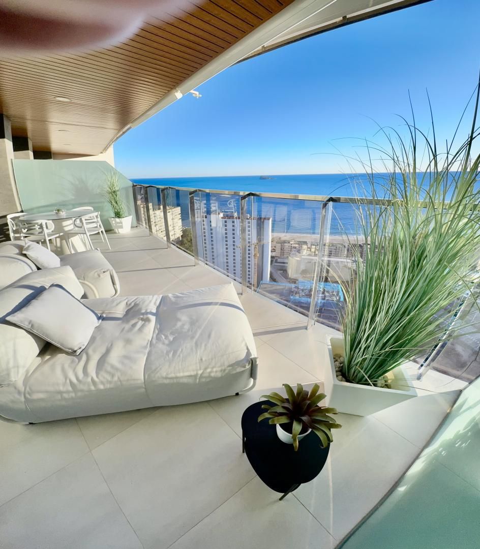 Wohnung zum Verkauf in Avenida República Argentina, 6, Playa Poniente Terrasse von Wohnung zum Verkauf in Benidorm mit Klimaanlage, Terrasse und Schwimmbad