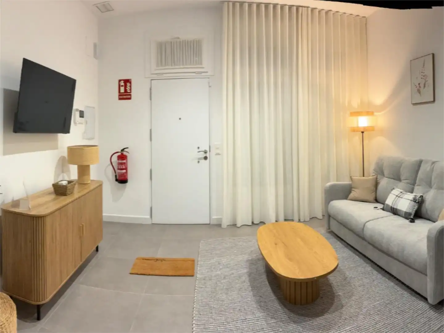 Piso de alquiler en Ollerías - San Cayetano Sala de estar de Piso de alquiler en Córdoba con Aire acondicionado, Calefacción y Amueblado