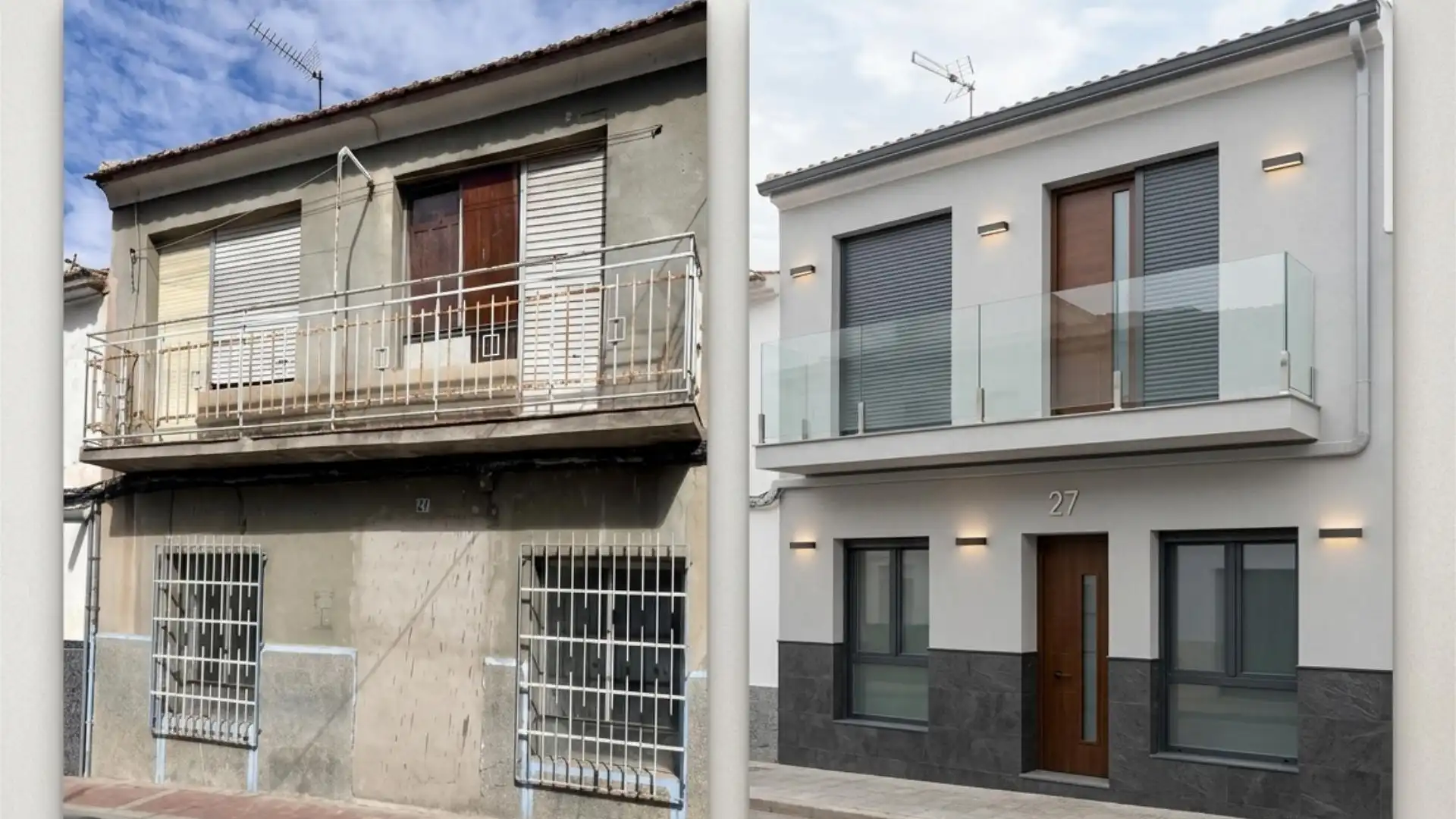 Vista exterior de Casa adosada en venta en Molina de Segura con Balcón