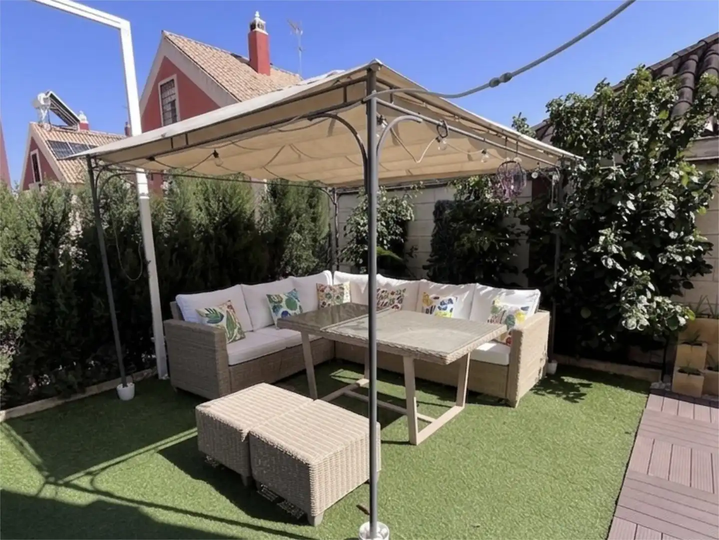 Terraza de Casa o chalet en venta en Montequinto con Aire acondicionado, Calefacción y Jardín privado