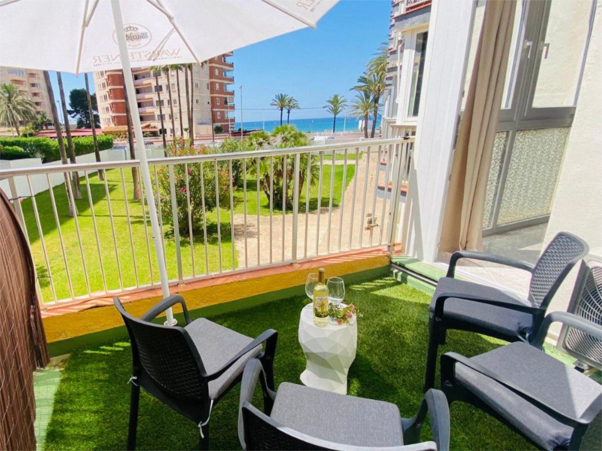 Apartament en venda a Calle Luxemburgo, 1, Playa Arenal - Bol Terrassa de Apartament en venda en Calpe / Calp amb Aire condicionat, Calefacció i Jardí privat