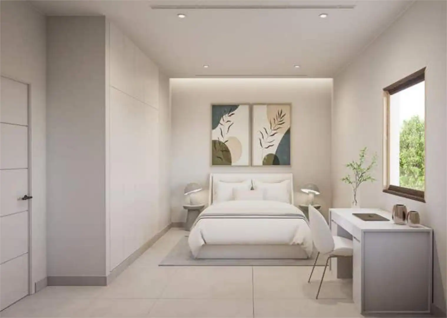 Schlafzimmer von Einfamilien-Reihenhaus zum Verkauf in Consell mit Terrasse