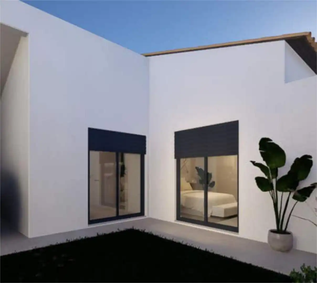 Außenansicht von Einfamilien-Reihenhaus zum Verkauf in Consell mit Terrasse