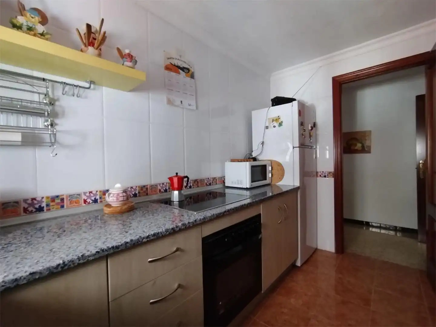 Wohnung zum Verkauf in Calle Federico García Lorca, 23, Santa Olalla del Cala Küche von Wohnung zum Verkauf in Santa Olalla del Cala mit Terrasse, Abstellraum und Möbliert