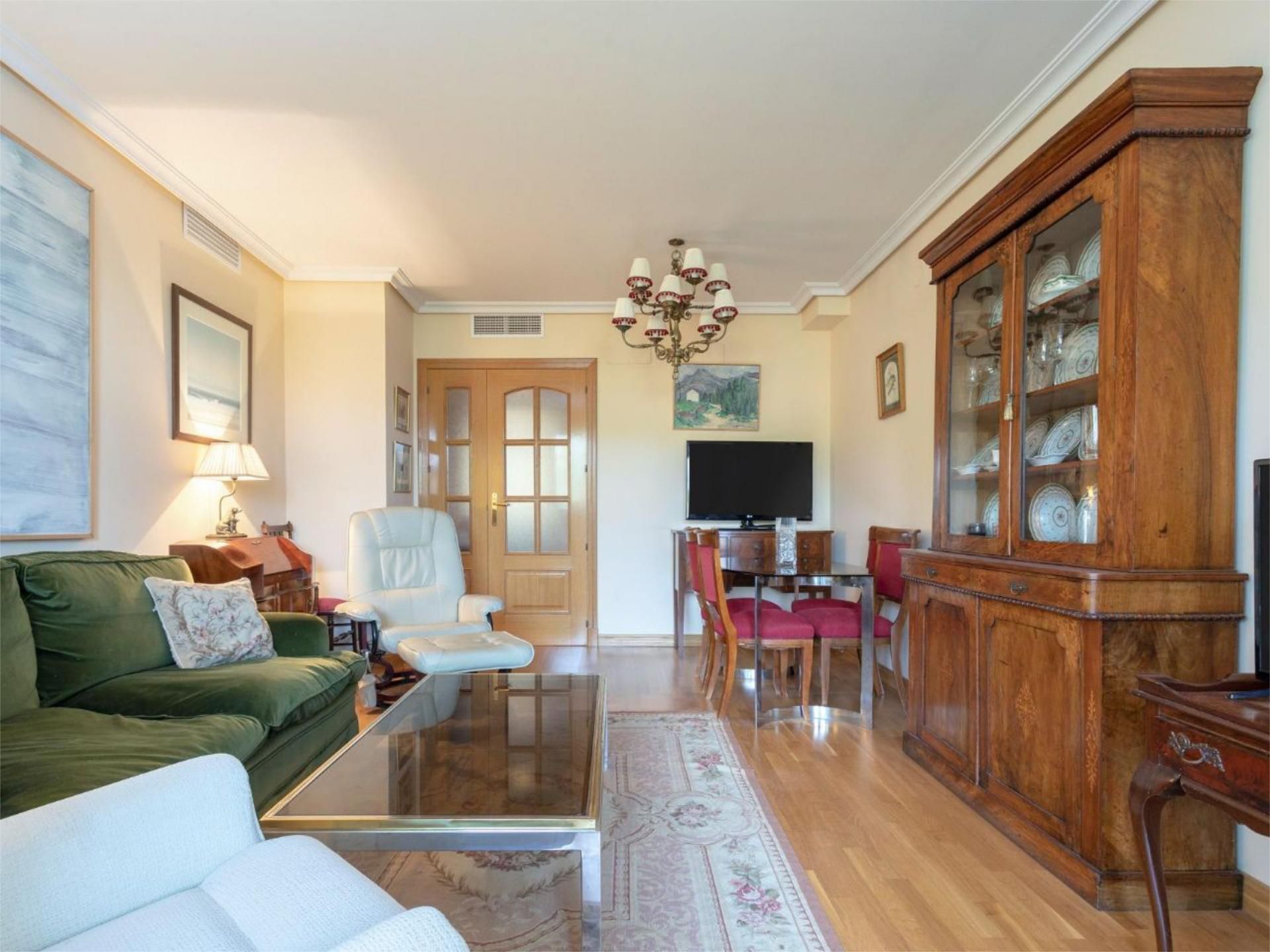 Sala d'estar de Àtic en venda en Málaga Capital amb Aire condicionat, Terrassa i Piscina