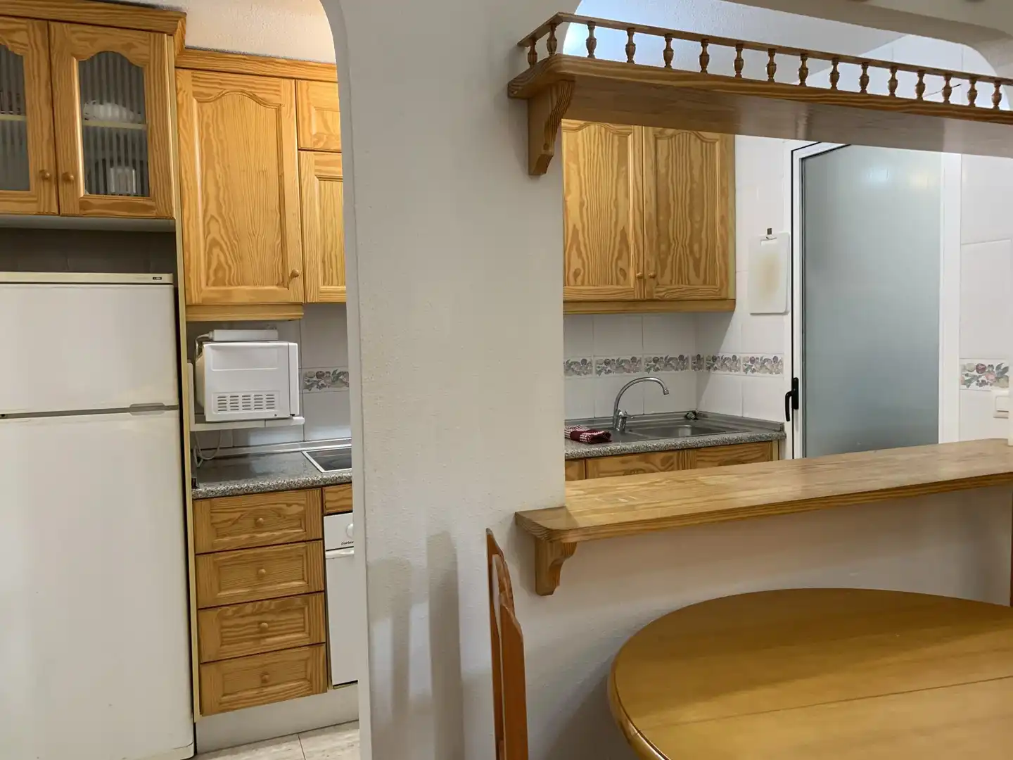 Kitchen of Apartments for rent in Vera  with Air Conditioner, Heating and Private garden