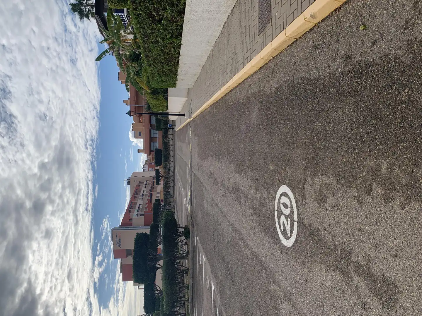 Parking of Apartments for rent in Vera  with Air Conditioner, Heating and Private garden