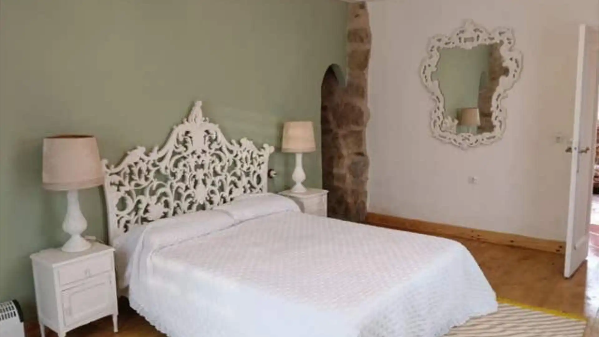Bedroom of Single-family semi-detached for rent in Amoeiro  with Heating