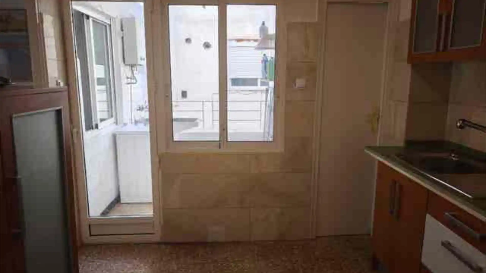 Kitchen of Flat for rent in  Murcia Capital  with Heating, Terrace and Storage room