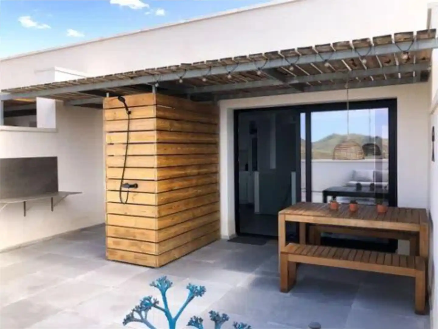 Terrace of Flat for sale in Níjar  with Air Conditioner, Heating and Private garden