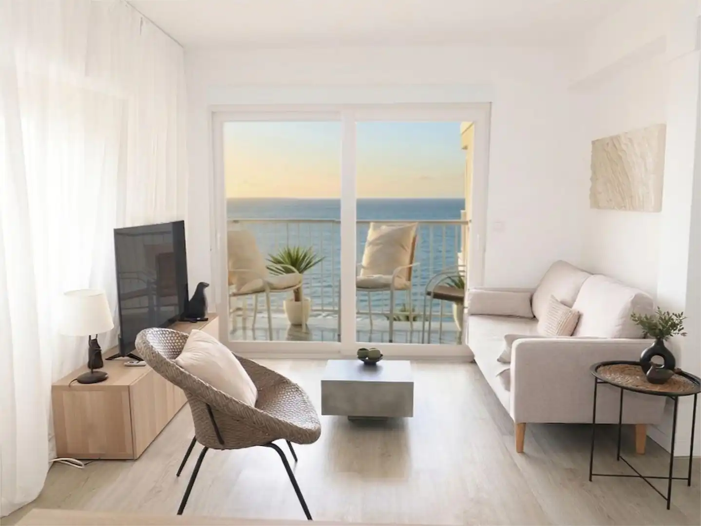 Piso en venta en Carrer Azahar, 4, El Faro Sala de estar de Piso en venta en Cullera con Amueblado, Parking comunitario y Balcón