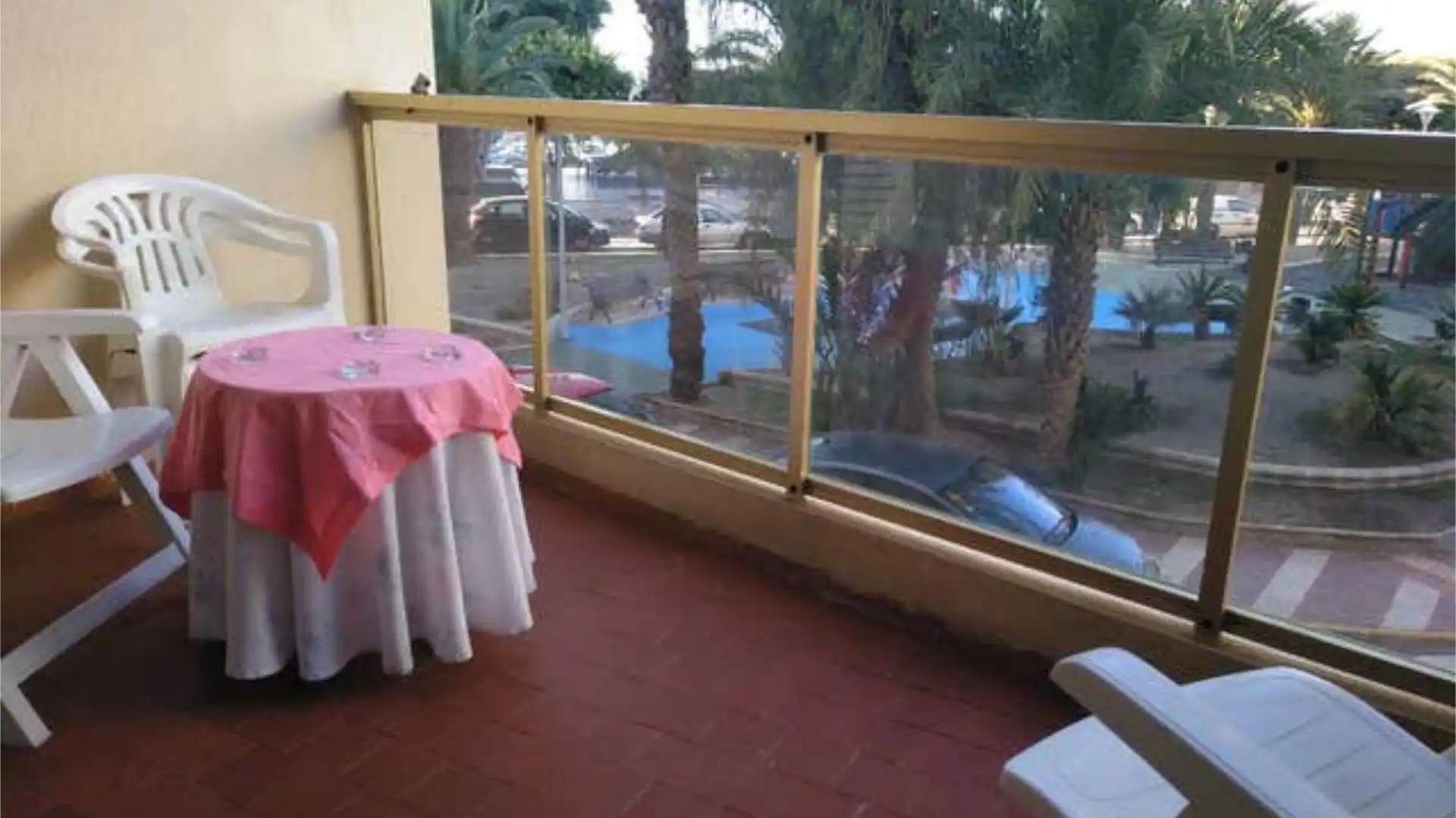 Terraza de Piso de alquiler en Adra con Terraza y Amueblado