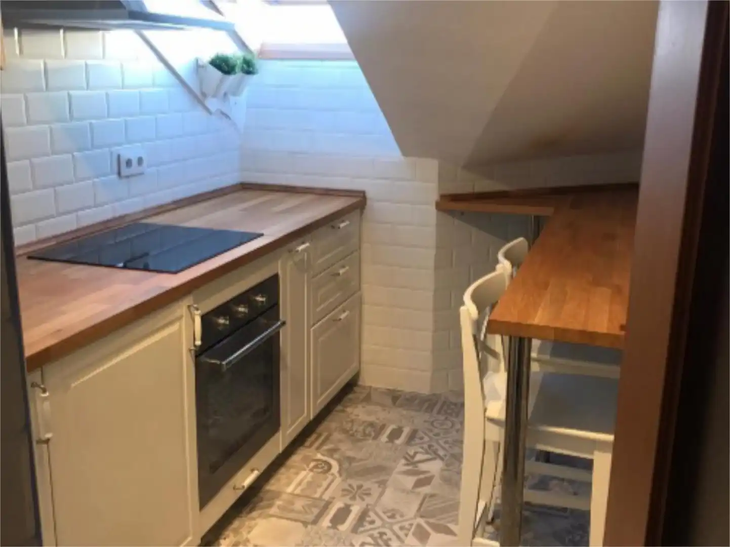 Küche von Wohnung zum Verkauf in Ribamontán al Mar mit Parkett und Balkon