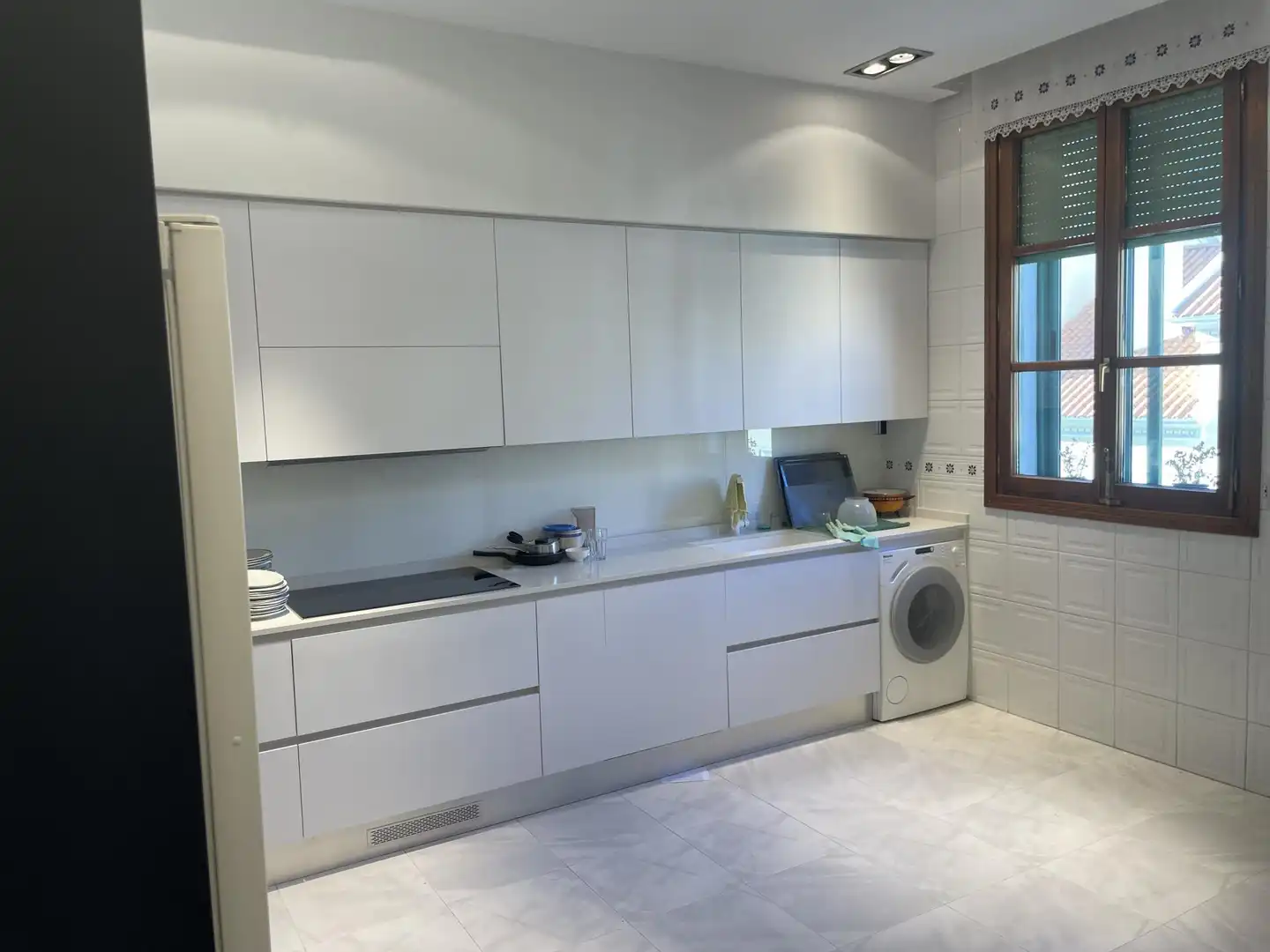 Cuina de Casa o xalet en venda en Valladolid amb Calefacció, Jardí privat i Parquet