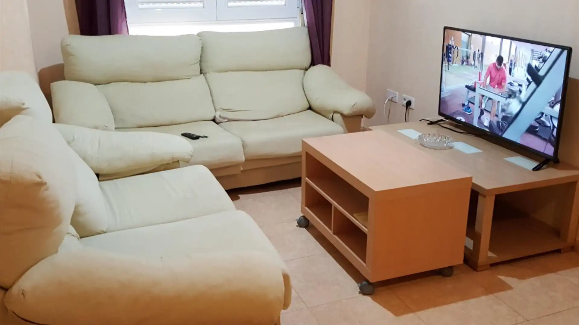Living room of Flat for sale in El Ejido  with Furnished