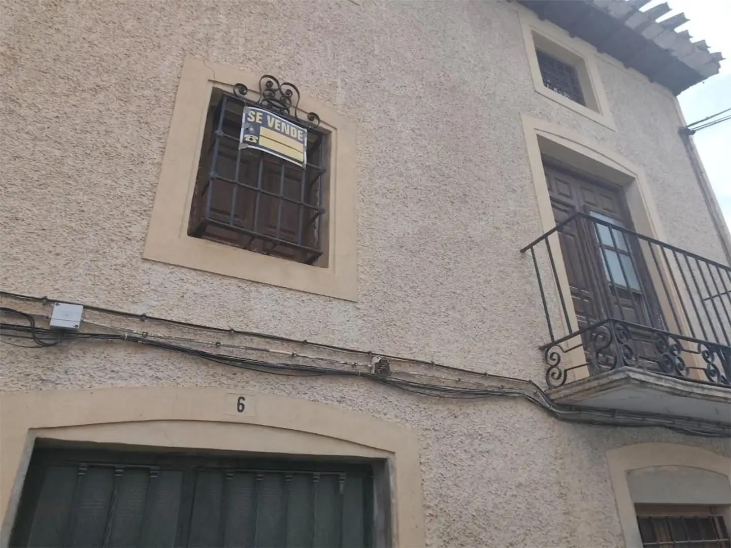 Vista exterior de Casa adosada en venta en Huéscar con Terraza