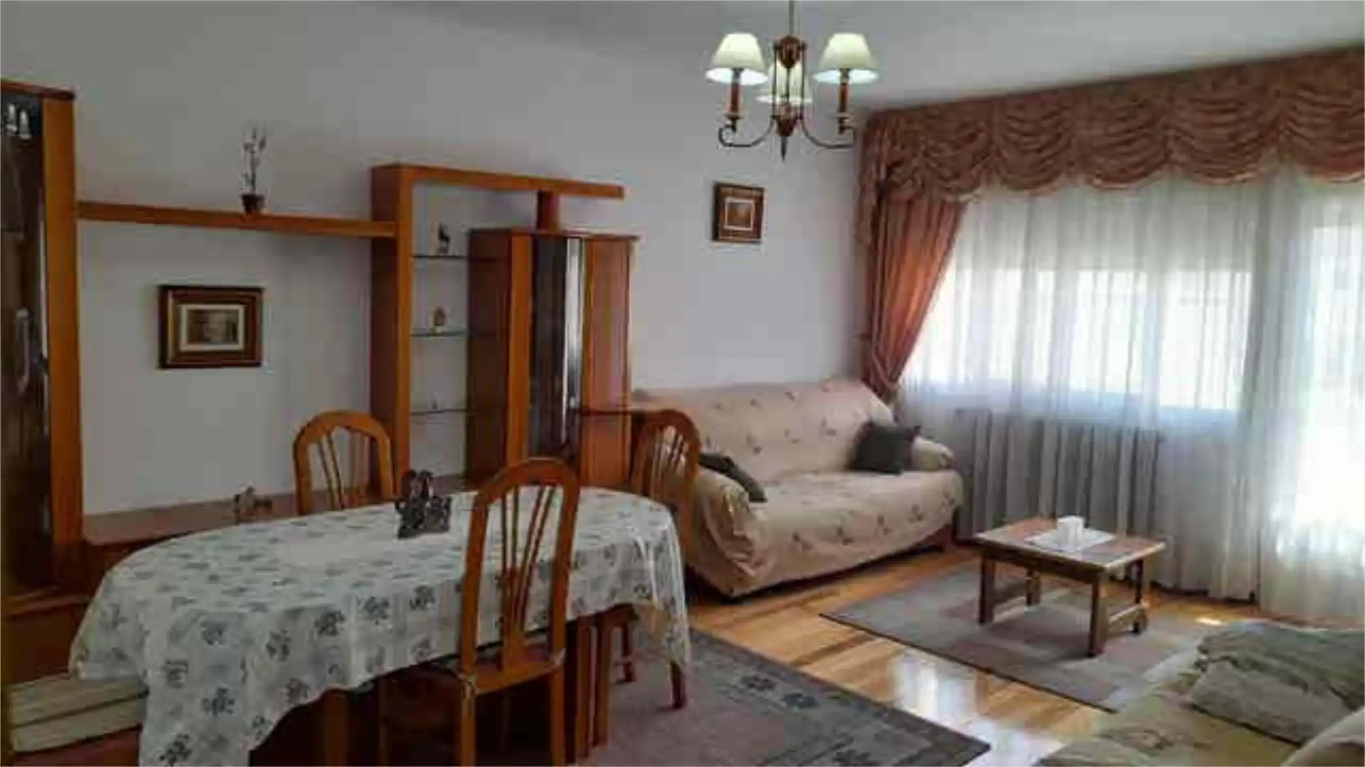 Living room of Apartments for rent in Monforte de Lemos  with Heating, Terrace and Furnished