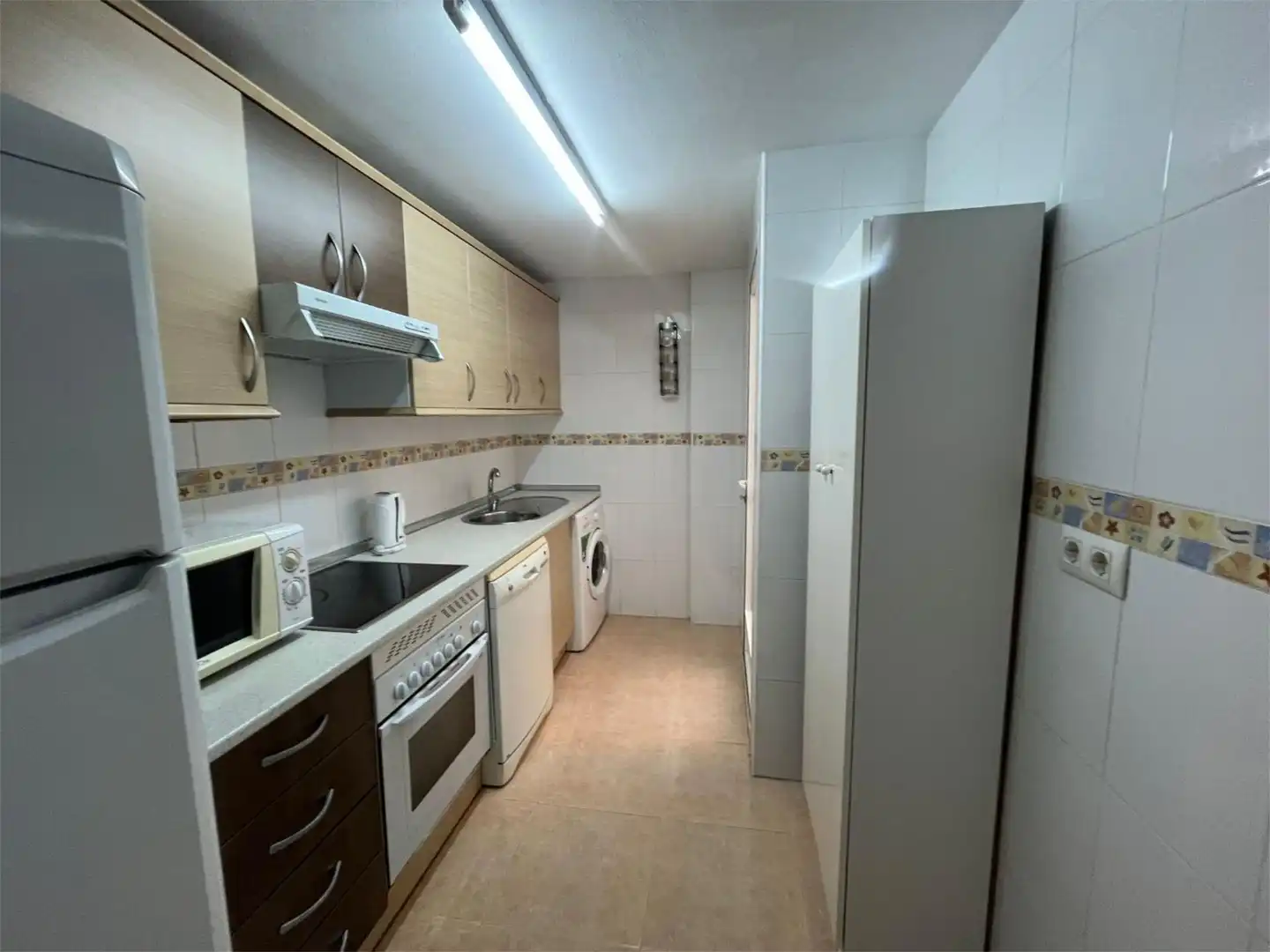 Cocina de Apartamento en venta en Los Alcázares con Aire acondicionado y Terraza