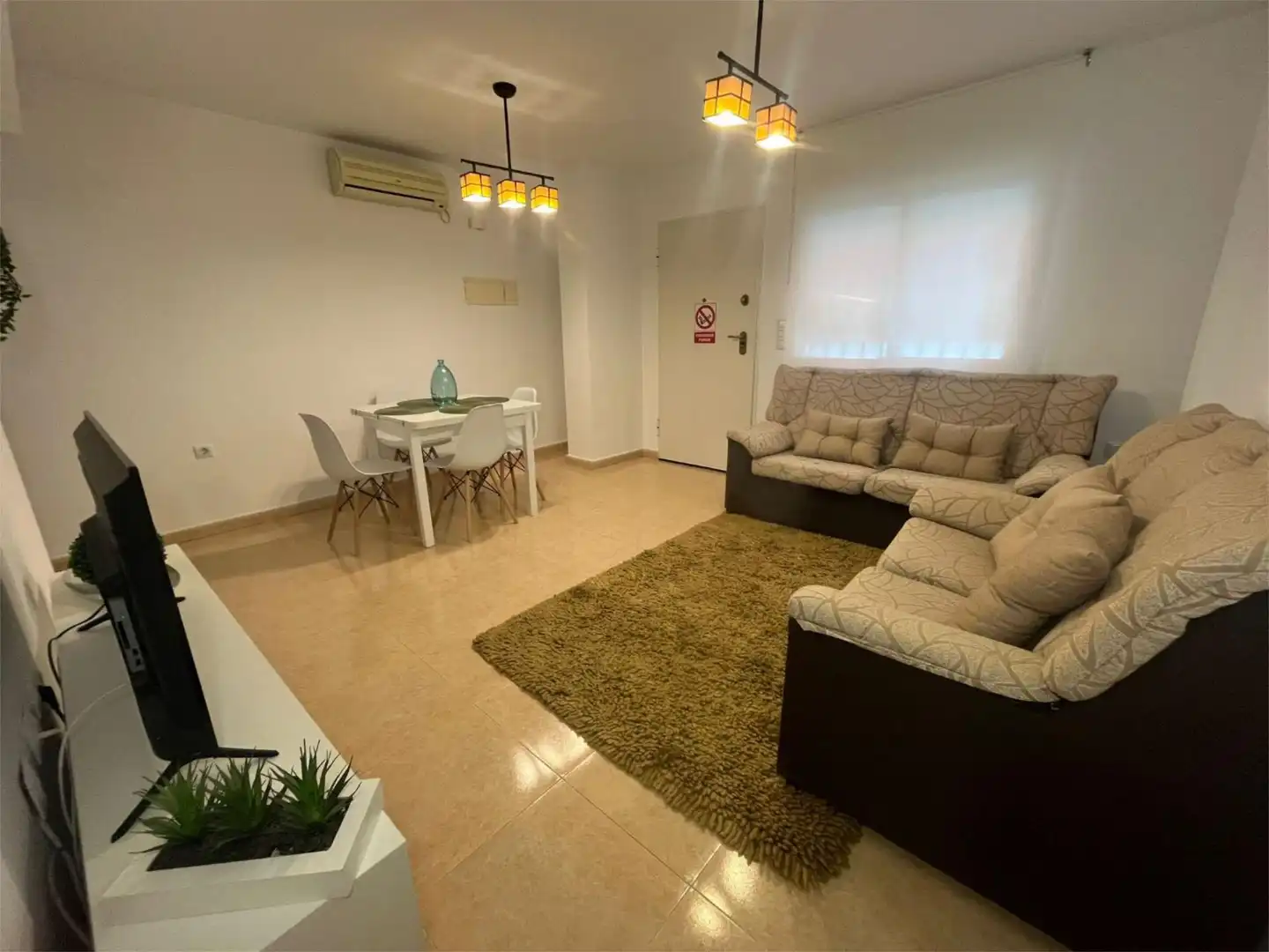 Sala de estar de Apartamento en venta en Los Alcázares con Aire acondicionado y Terraza