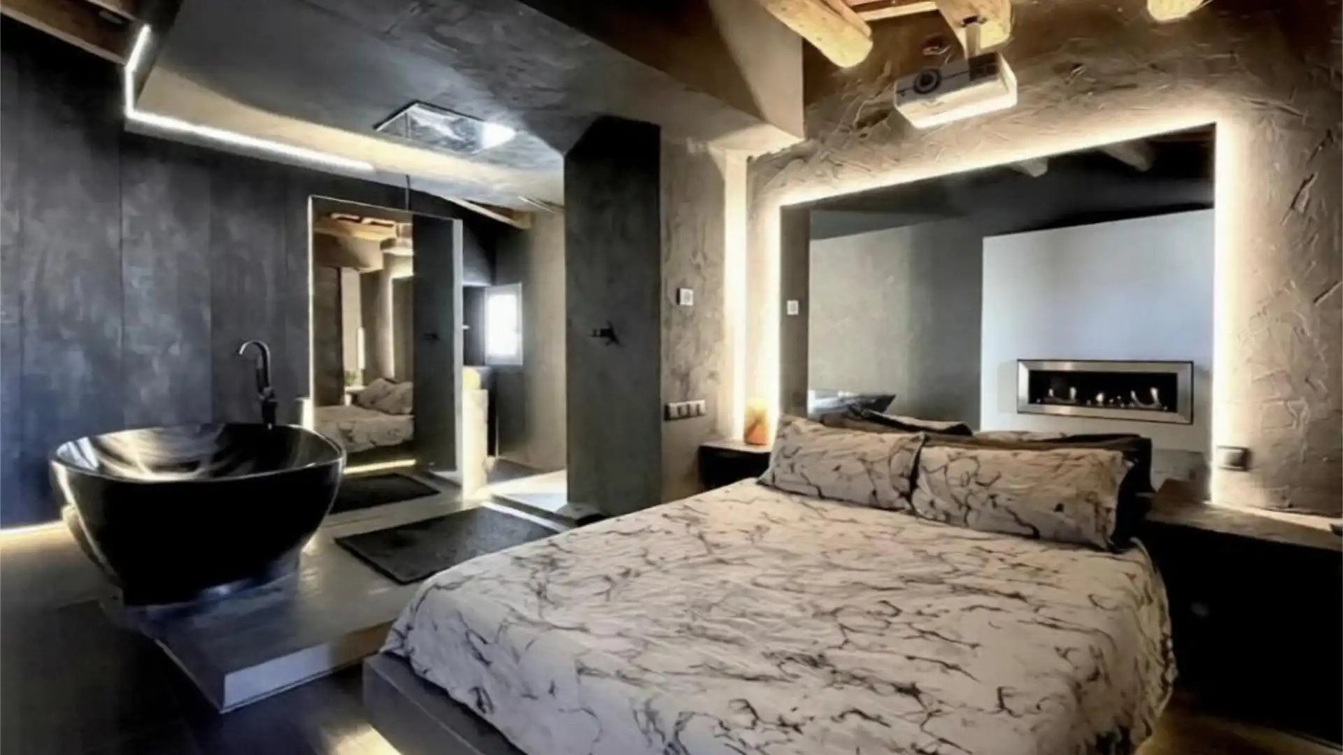 Schlafzimmer von Wohnung zum Verkauf in  Barcelona Capital mit Klimaanlage, Terrasse und Schwimmbad