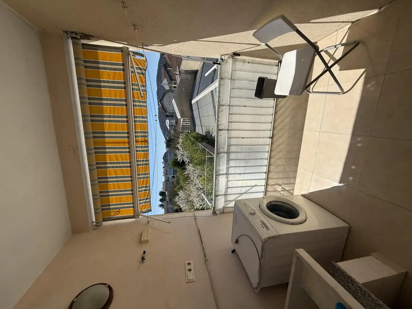 Terraza de Piso de alquiler en Verín con Calefacción, Parquet y Terraza