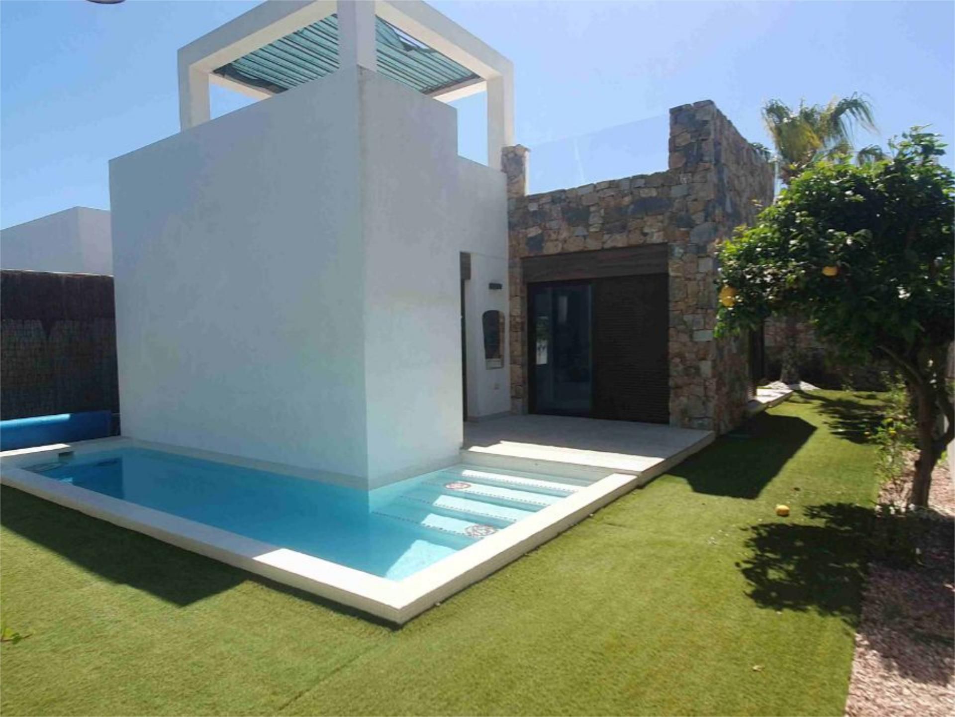 Swimming pool of Houses for sale in Orihuela  with Air Conditioner, Terrace and Swimming Pool