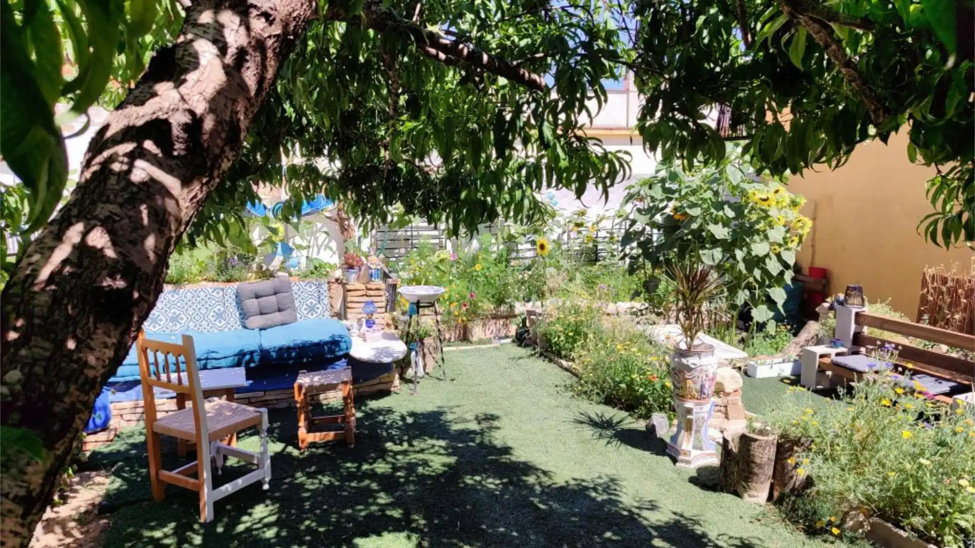 Jardín de Casa o chalet en venta en Jerez de la Frontera con Aire acondicionado, Calefacción y Jardín privado