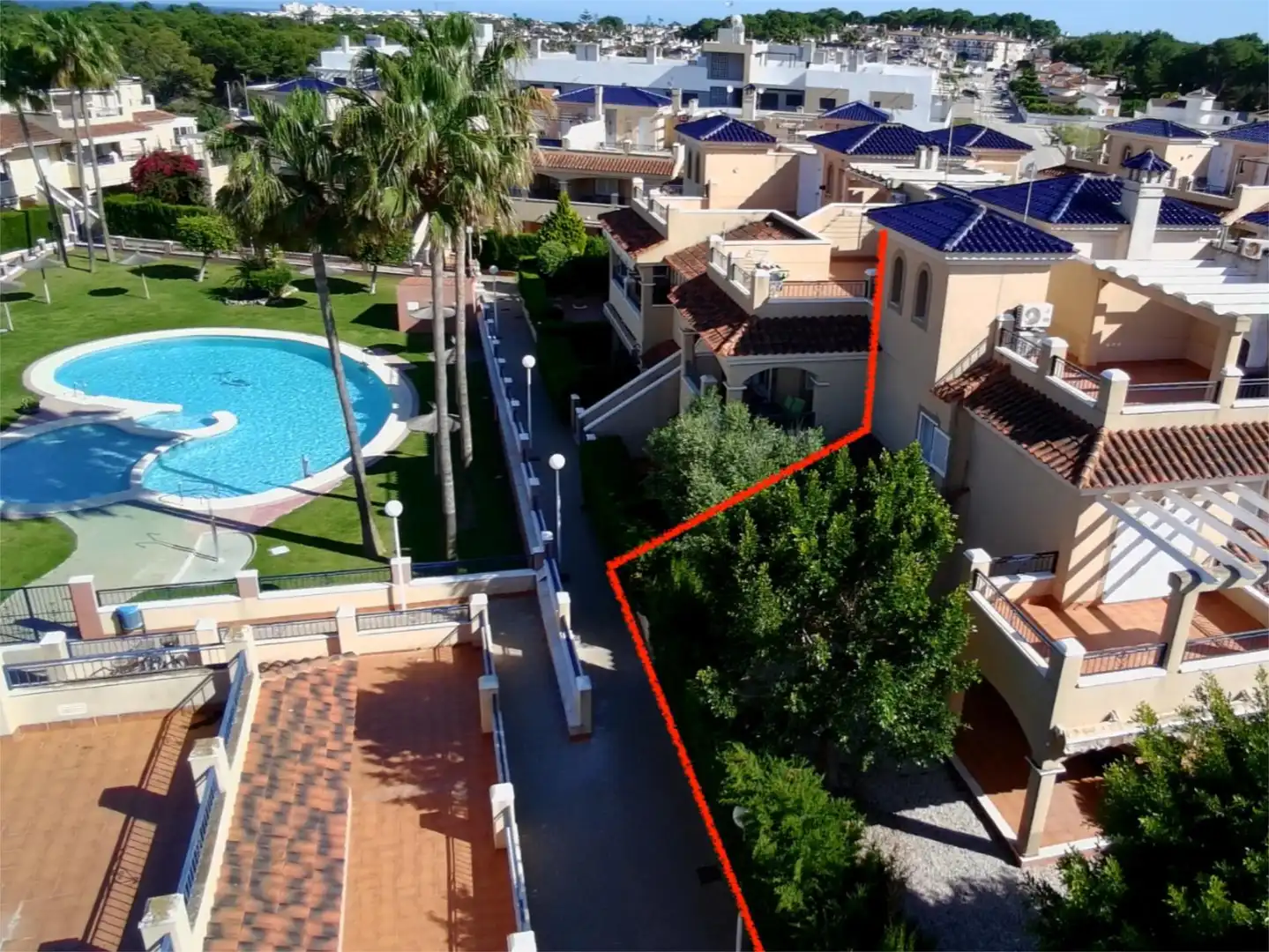 Vista exterior de Piso en venta en Pilar de la Horadada con Aire acondicionado, Calefacción y Jardín privado