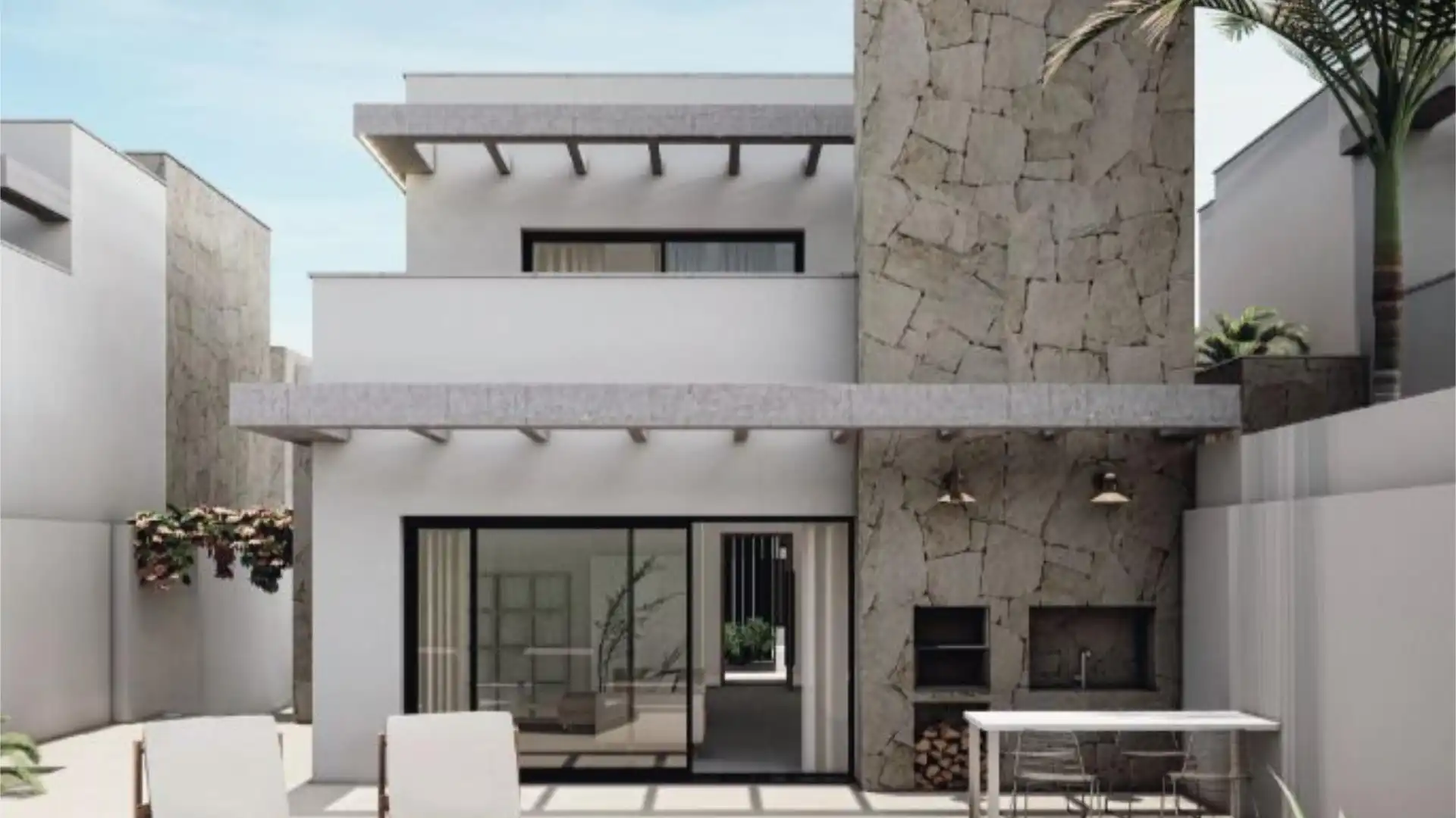 Vista exterior de Dúplex en venda en  Almería Capital amb Aire condicionat, Jardí privat i Piscina