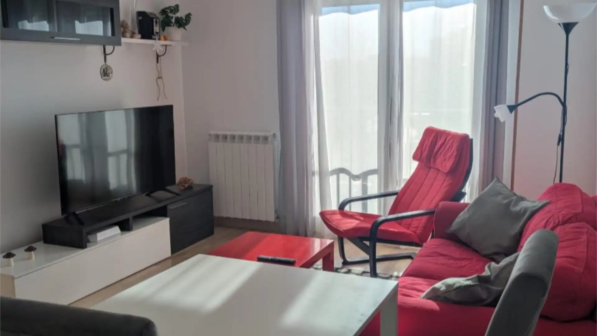 Sala de estar de Piso de alquiler en Salamanca Capital con Calefacción, Parquet y Terraza