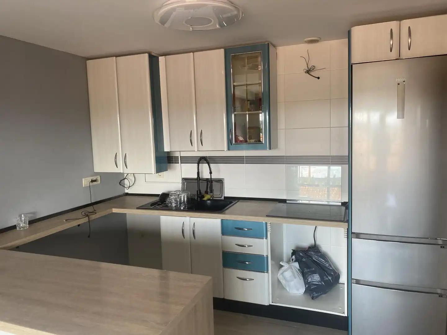 Kitchen of Flat for sale in Palencia  with Heating, Storage room and Furnished