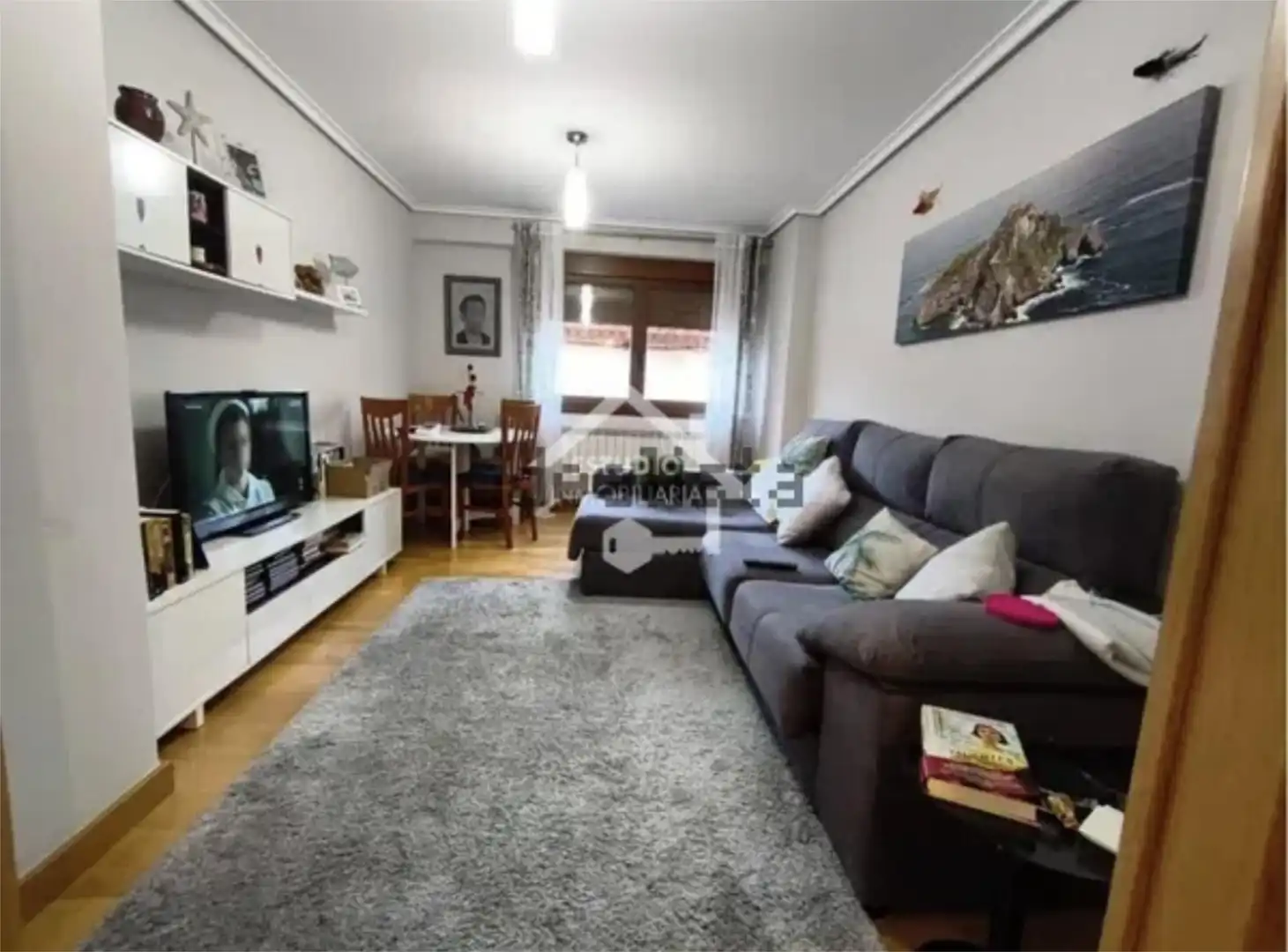 Sala de estar de Apartamento en venta en Lapuebla de Labarca con Calefacción, Parquet y Trastero