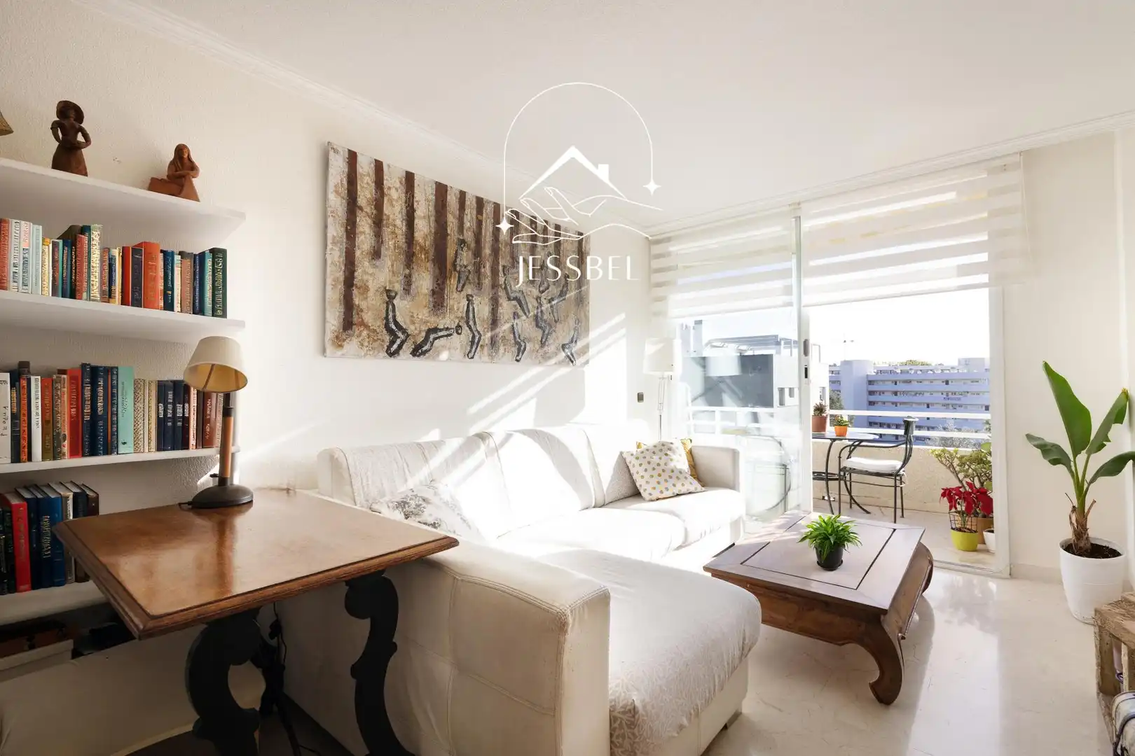 Piso en venta en Carrer Miguel de Cervantes, 12, Portals Nous Sala de estar de Piso en venta en Calvià con Aire acondicionado, Terraza y Piscina