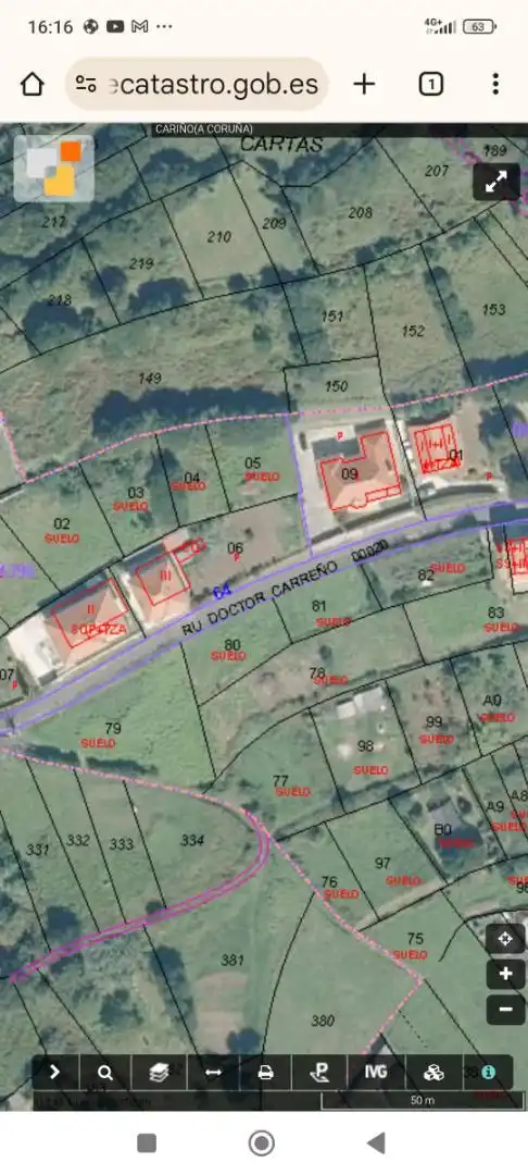 Land for sale in Cariño